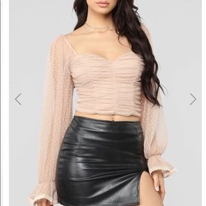 Fashion Nova nude top